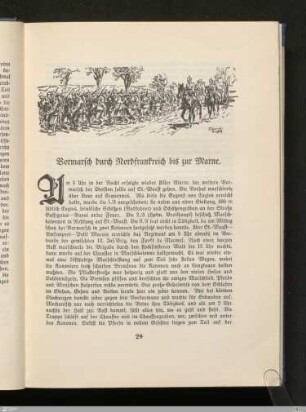 Vormarsch durch Nordfrankreich bis zur Marne