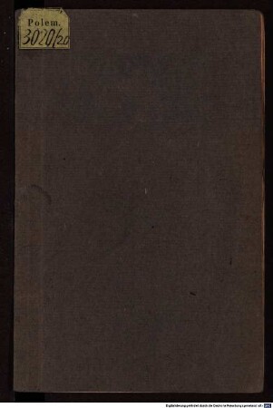 Propositiones Petri Malvendae propositae in colloquio Ratisbonensi 1546 : His oppositae propositiones verae disputatae Vitebergae a M. Maximiliano Mauro Vitebergensi [ Praeses: Philipp Melanchthon]