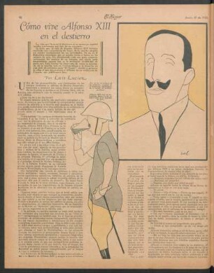 Cómo vive Alfonso XIII en el destierro