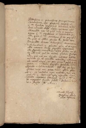 Prüfungsbericht; betrifft den Schüler Gunterode; mit Vermerk des Landgrafen; 1607 Aug. 11