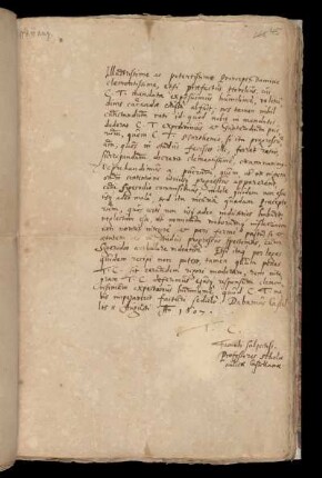 Prüfungsbericht; betrifft den Schüler Gunterode; mit Vermerk des Landgrafen; 1607 Aug. 11