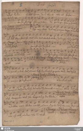 Bass [solo/coro]