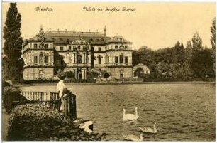 Dresden. Königliches Palais im Großen Garten