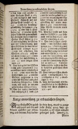 Kurze anweisung zu erbaulichen singen.
