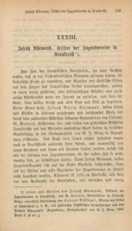 539-548 Joseph Allemand, Stifter der Jugendvereine in Frankreich