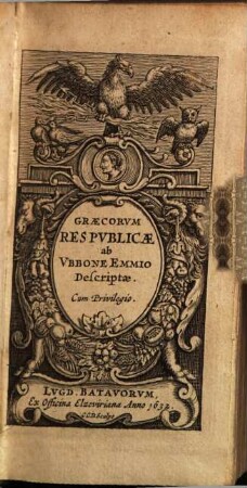 Graecorvm Res Pvblicae, [1]