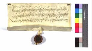 Lehenrevers des Werner Keck zugleich als Träger seiner Brüder Ludwig und Philipp Keck gegen Propst Bernhard von Ellwangen um zwei Drittel des Zehnten zu Talheim und zu Matheshörlebach