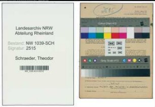 Entnazifizierung Theodor Schraeder , geb. 28.01.1911 (Angestellter)