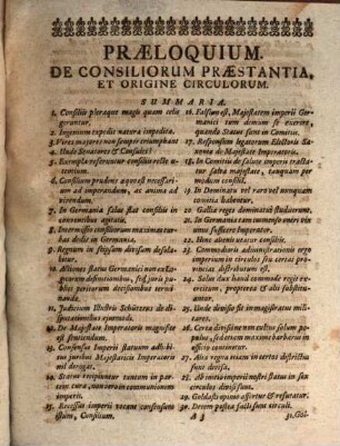 Petri Mülleri Jurisconsulti, Commentatio Juris Publici De Conventibus Circulorum, In Sacro Romano Imperio : = Von Crayß-Tägen