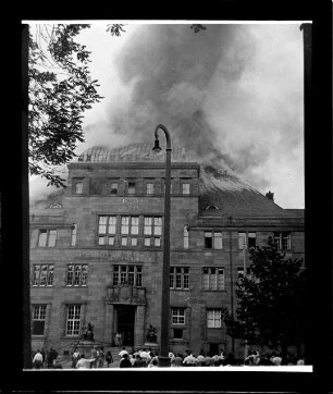 Brand im Kollegiengebäude I der Universität Freiburg