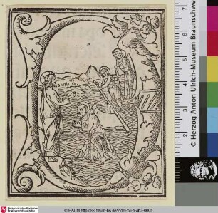 Initiale D mit der Berufung des Petrus