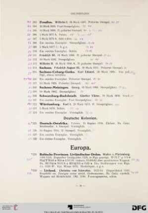 Europa (Nr. 329-468)