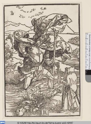 Der Heilige Christophorus mit dem Vogelzug