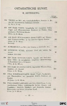 Ostasiatisches Kunst (Nr. 494-527)