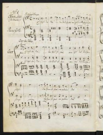No. 1 Tenor Solo (Ein Druide), Pianoforte, Chor