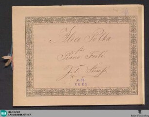 2 Keyboard pieces - Don Mus.Ms. 2607 : pf