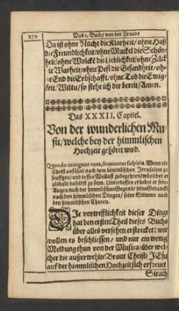 Das XXXII. Capitel.
