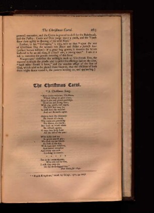 The Christmas Carol.