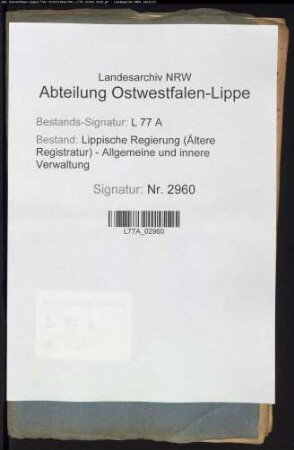 Verkauf einer Wiese des Hoppenplöckers Sprenger Nr. 11 zu Hohenbreden an den Straßenkötter Roolf Nr. 18 zu Grevenhagen