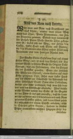 §. 97. Reise von Rom nach Loretto
