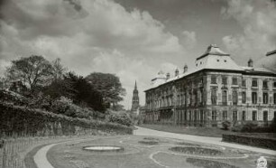 Dresden-Neustadt, Palaispltz 11. Japanisches Palais. Gartenansicht