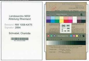 Entnazifizierung Charlotte Schnabel , geb. 15.12.1908 (Hebamme)
