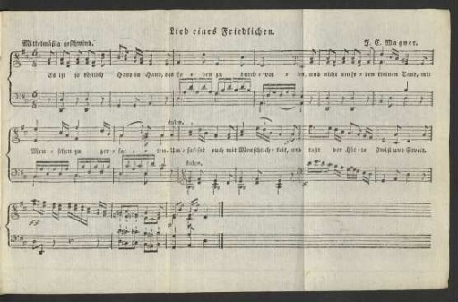Lied eines Friedlichen