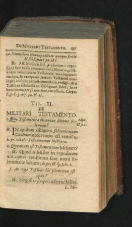 Tit. XI. De Militari Testamento.