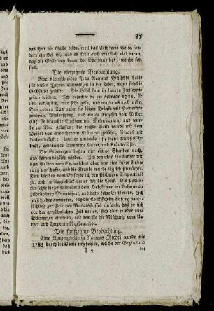 Die funfzehnte Beobachtung.