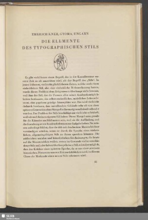 Die Elemente Des Typographischen Stils