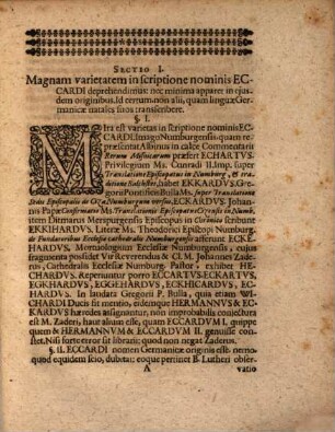Exercitatio Historica De Eccardo I. Misniae Marchione Ienae Anno MII. Sepulto