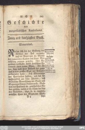 Zwey und funfzigstes Buch. Mauritius.
