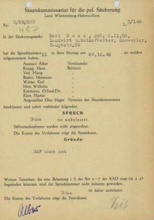 Duss, Karl
