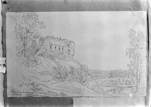 Ruine Lennewarden von Südwesten