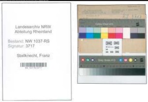 Entnazifizierung Franz Stallknecht , geb. 12.10.1904 (Lehrer)