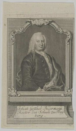Bildnis des Johann Gottlieb Bidermann