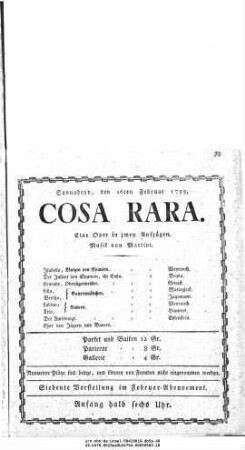 Cosa Rara