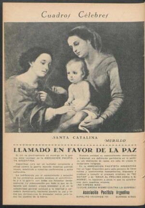 Cuadros célebres - [Casamiento místico de] Santa Catalina
