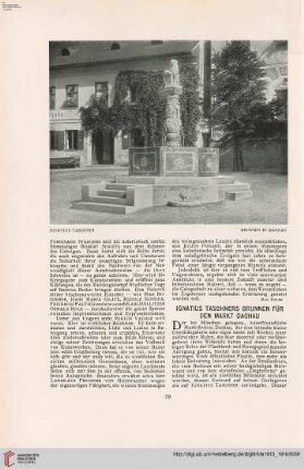 31: Ignatius Taschners Brunnen für den Markt Dachau