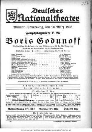 Boris Godunow