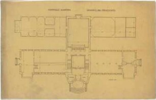 Billing, Hermann; Mannheim (Baden-Württemberg); Kunsthalle - Grundriss EG