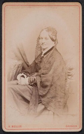 Porträt von Amalie Winkler : Porträt von Amalie Winkler. Visitfoto