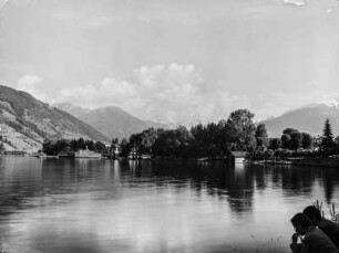 Zell am See : Zell am See inmitten der Alpen nördlich der Talfurche der Salzach