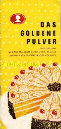 Tarnschrift für eine atomwaffenfreie Zone und Satire auf den Oetker-Konzern