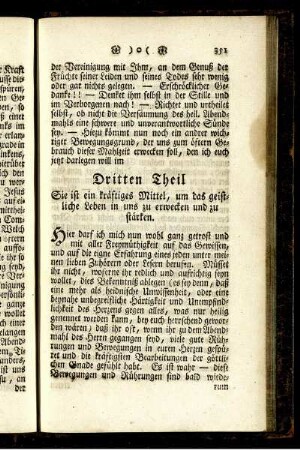 Dritten Theil.