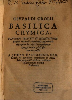 Basilica chymica