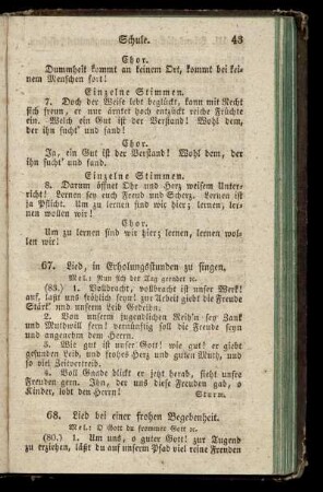 68. Lied bei einer frohen Begebenheit