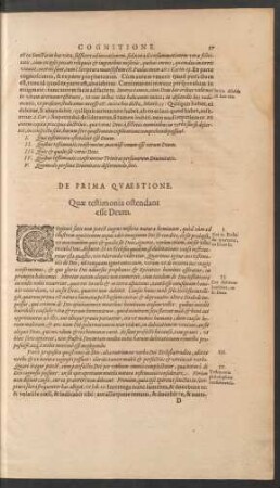 De Prima Quaestione.