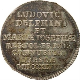 1/12 Taler (Doppelgroschen) - Vermählung Prinzessin Maria Josephas mit Dauphin Louis