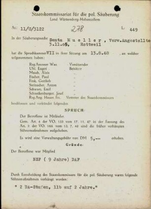 Müller, Senta